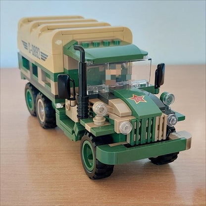 WOMA C0892 Static Version Military Soldier Truck Building Blocks 435pcs Bricks Toys from China Delivery.