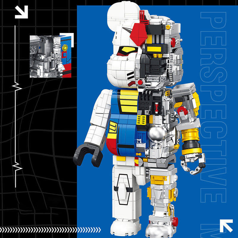 WOODEN Block 5002 MOC Idea Creator Violent Bear Building Blocks 2055pcs Bricks Toys From China.