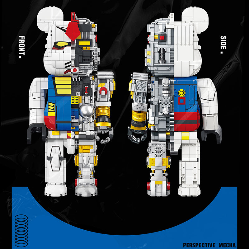 WOODEN Block 5002 MOC Idea Creator Violent Bear Building Blocks 2055pcs Bricks Toys From China.