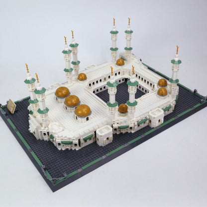 Wange 6220 Saudi Arabia Grand Mosque Attractions Assembled Small Particles Adult Building Blocks Architectural Model Toys Ship From China