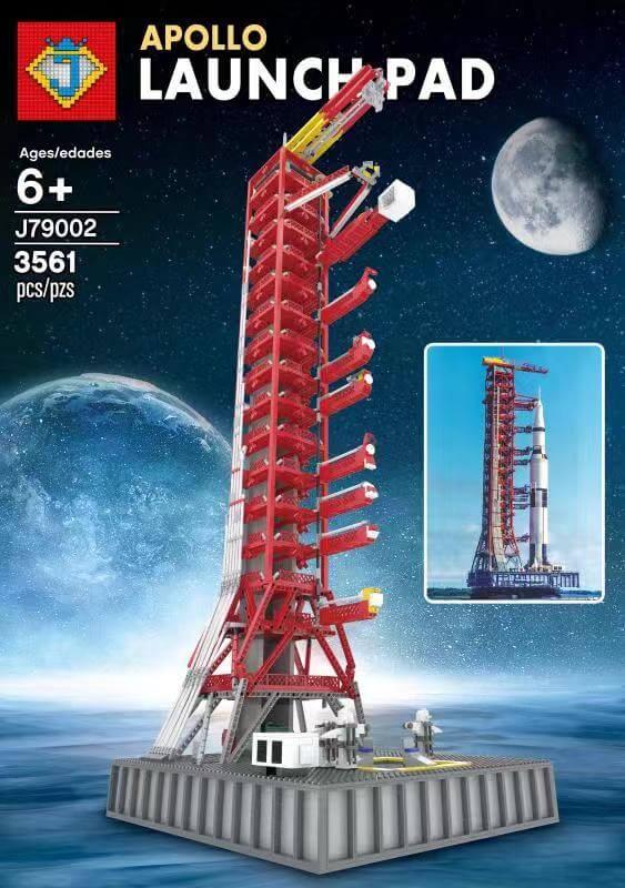 JACK 79002 NASA Apolo Saturn-V Launch Launchpad Tower 1:110
