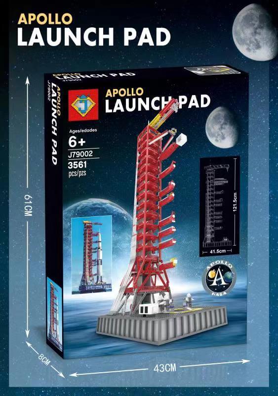 JACK 79002 NASA Apolo Saturn-V Launch Launchpad Tower 1:110