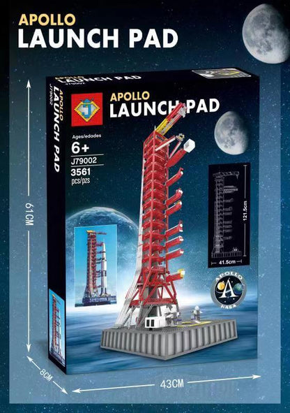 JACK 79002 NASA Apolo Saturn-V Launch Launchpad Tower 1:110