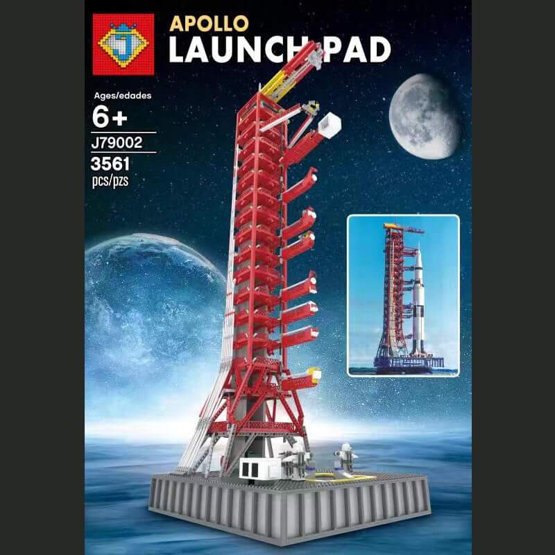 JACK 79002 NASA Apolo Saturn-V Launch Launchpad Tower 1:110