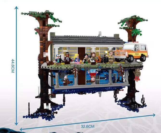 MOC 25010 Stranger Things The Upside Down Compatible 75810 25010