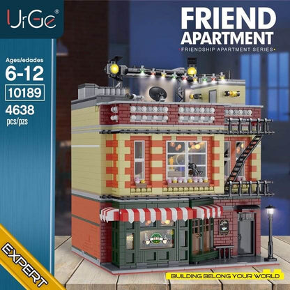 URGE 10189 MOC 34463 Central Perk Big Bang Theory Building by BrickPolis