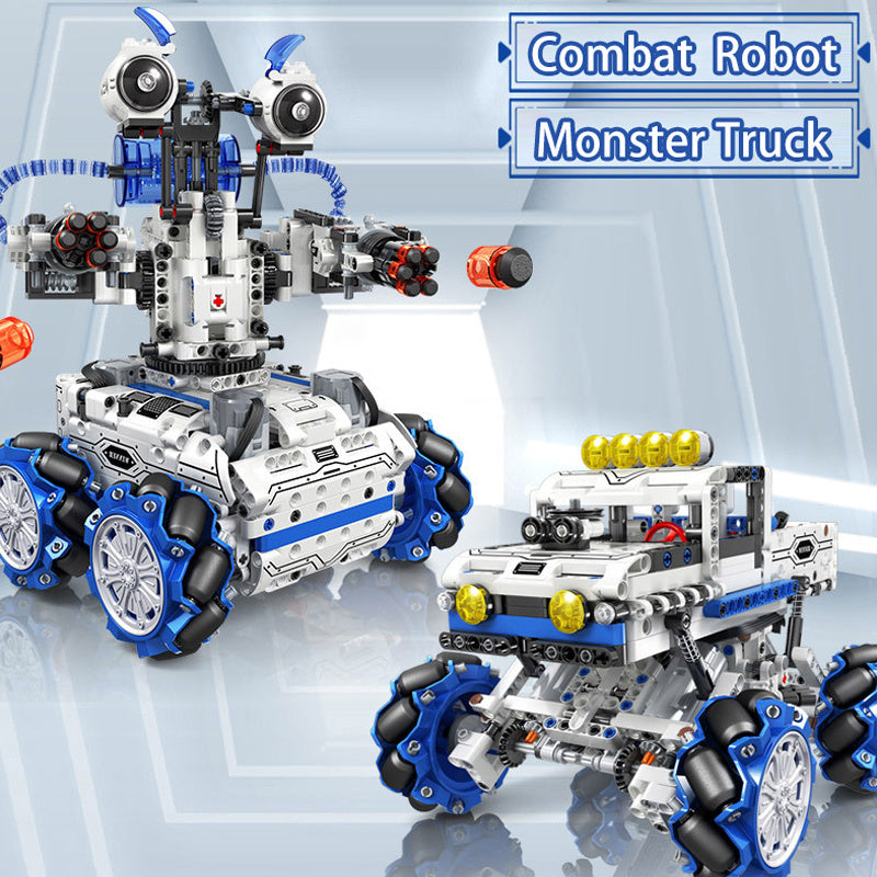 Win-ner 7128 MOC 2in1 Technology Rc Deformation Robot Remote Control building blocks 1084pcs bricks gift ship from China.