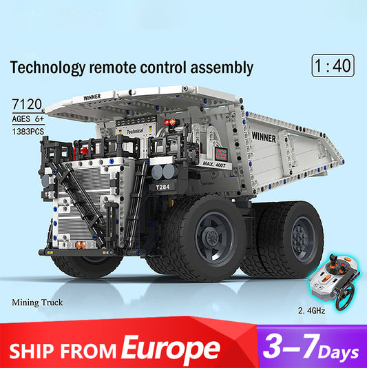 "Winner" 7120 Technic Mining Truck Building Blocks 1383pcs Bricks Toys Ship From Europe 3-7 Days Delivery