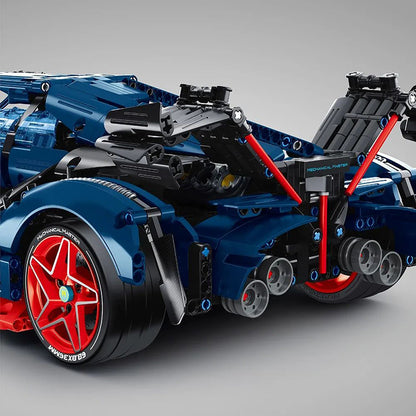 [Without Motor] IM.Master 9807 Technic 1:10 V12 ROADSTER Super Car Static Version Building Blocks 1947pcs Bricks Toys From China Delivery.