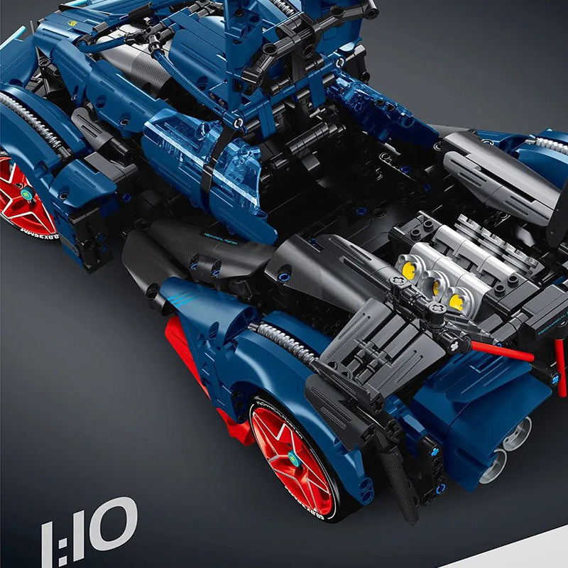 [Without Motor] IM.Master 9807 Technic 1:10 V12 ROADSTER Super Car Static Version Building Blocks 1947pcs Bricks Toys From China Delivery.