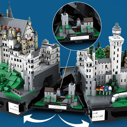 XB05002 Creator Expert New Swan Stone Castle Building Blocks 7437pcs Bricks Toys from Europe Delivery.
