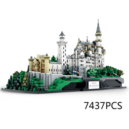 XB05002 Creator Expert New Swan Stone Castle Building Blocks 7437pcs Bricks Toys from Europe Delivery.