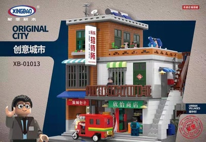 XINGBAO 01013 Urban Villages Model Kit Lepining Building Blocks Bricks Educational Toy Gifts For Children From China