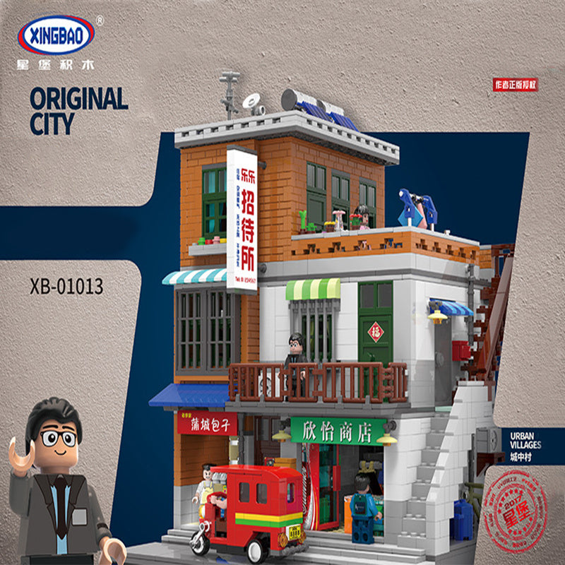 XINGBAO 01013 Urban Villages Model Kit Lepining Building Blocks Bricks Educational Toy Gifts For Children From China