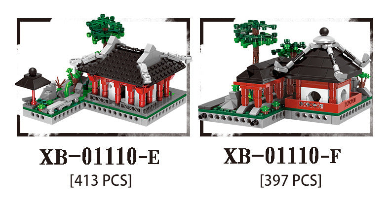 XINGBAO 01110 City Street Ancient Chinese Architecture Suzhou Garden Model Kit Building Blocks Kids Toys Brick Gift From China