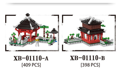 XINGBAO 01110 City Street Ancient Chinese Architecture Suzhou Garden Model Kit Building Blocks Kids Toys Brick Gift From China