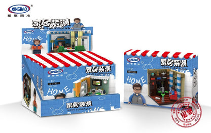 XINGBAO 01401 City Series Living House Action Figure Model Kit Building Blocks Bricks Educational Toys For Children DIY Gifts From China