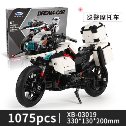 XINGBAO 03019 Technic MOC R1200 GS Heavy Moto Motorcycle Model Building Blocks Toys For Kids Bricks Classic Educational Gifts From China