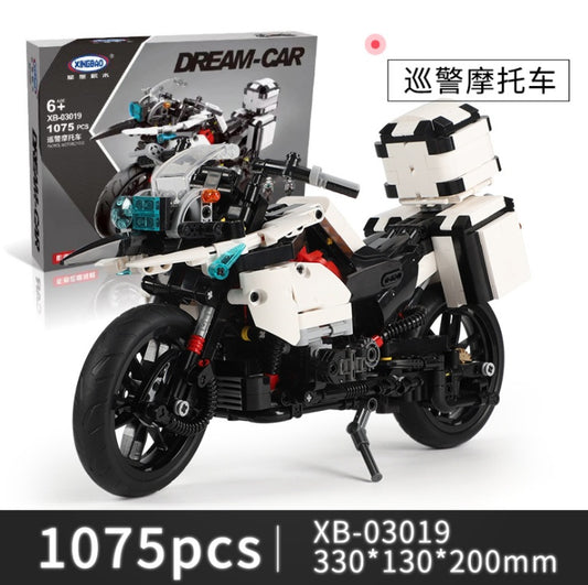 XINGBAO 03019 Technic MOC R1200 GS Heavy Moto Motorcycle Model Building Blocks Toys For Kids Bricks Classic Educational Gifts From China