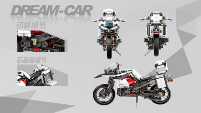 XINGBAO 03019 Technic MOC R1200 GS Heavy Moto Motorcycle Model Building Blocks Toys For Kids Bricks Classic Educational Gifts From China