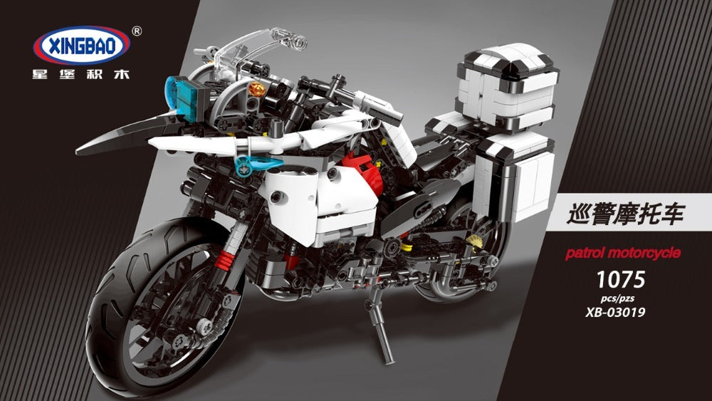 XINGBAO 03019 Technic MOC R1200 GS Heavy Moto Motorcycle Model Building Blocks Toys For Kids Bricks Classic Educational Gifts From China