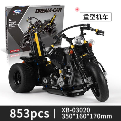 XINGBAO 03020 Technic MOC R1200 GS Heavy Harlan motorcycle Model Building Blocks Toys for children Bricks brinquedos Gifts From China