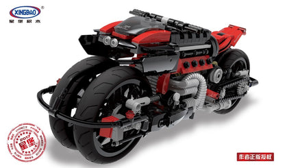 XINGBAO 03021 Technic Series The Off-road Motorcycle Model Building Stacking Blocks For Kids Brick Educational DIY Toys Gift From China