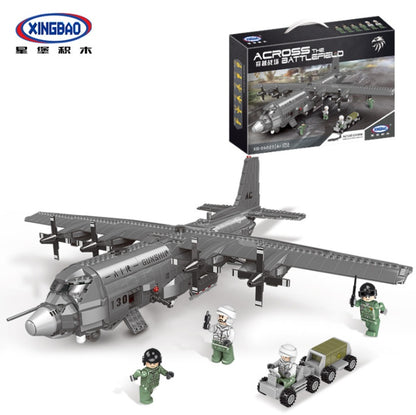 XINGBAO 06023 Military Through The Battlefield Series AC130 Air Gunboat Model Educational Toy Compatible Bricks From China