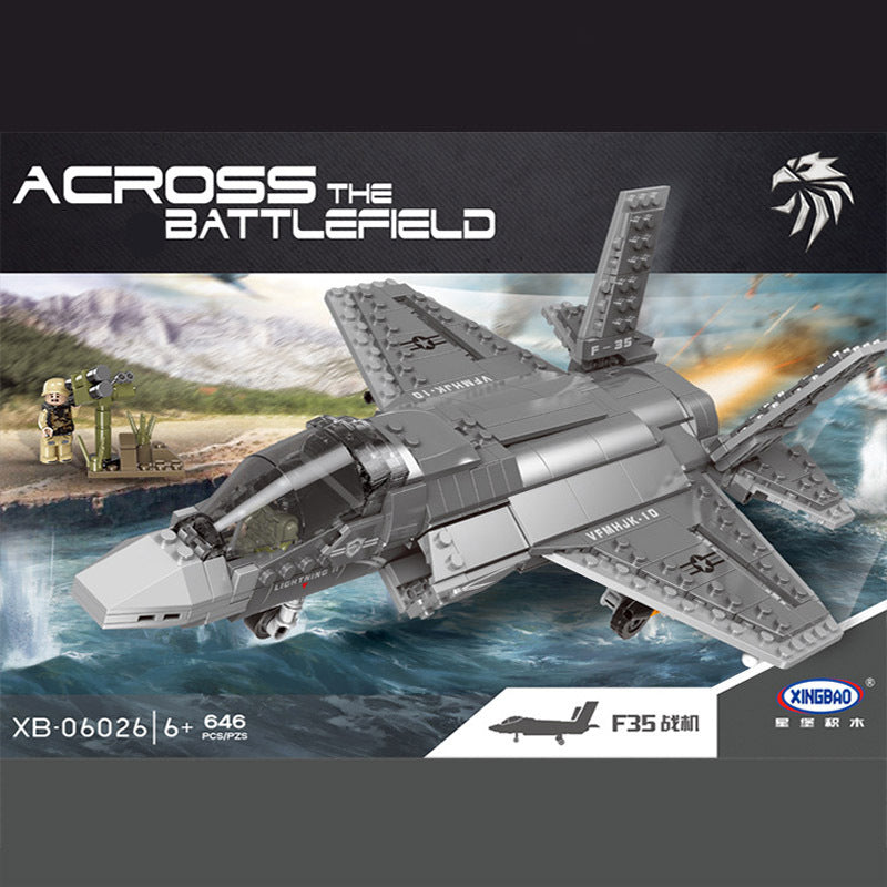 XINGBAO 06026 Military Through The Battlefield Series F35 Fighter From China
