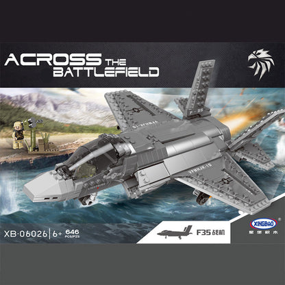 XINGBAO 06026 Military Through The Battlefield Series F35 Fighter From China