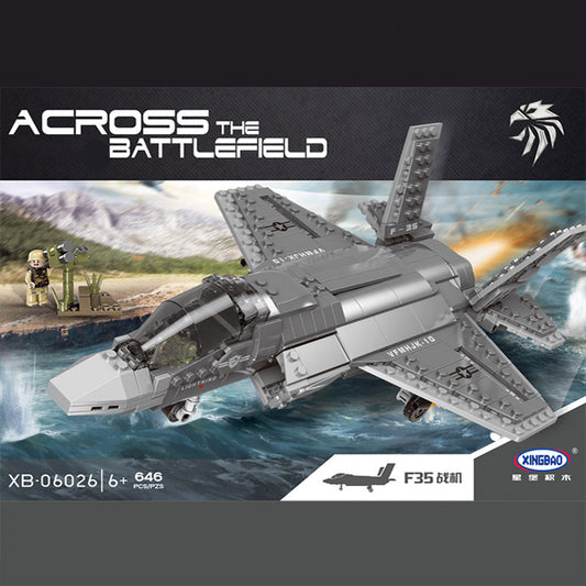 XINGBAO 06026 Military Through The Battlefield Series F35 Fighter From China
