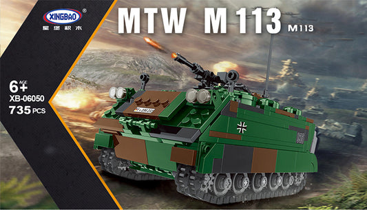 XINGBAO 06050 Moc Military Series MTW M 113 Car Model Building Blocks 735pcs Bricks Toys From China.