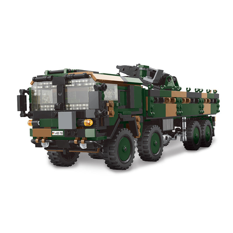 XINGBAO 06052 Moc Military Car LKW KAT 1MIL GL Building Blocks 8*8 10t With 893pcs BRICKS Toys From China.