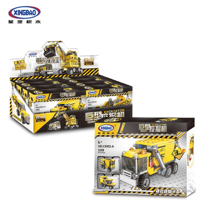 XINGBAO 13002 Giant Excavator Children's Small Particle Assembly Project Building Block Toy Cars From China