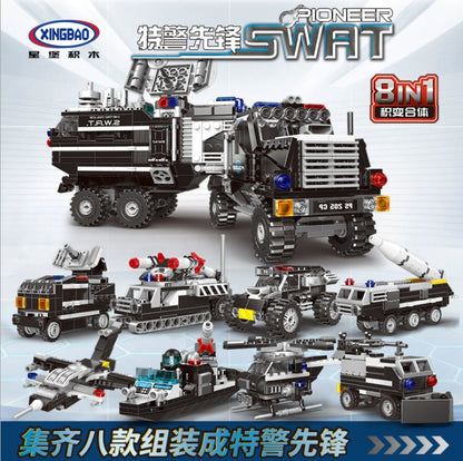 XINGBAO 13003  SWAT Building Blocks Children's Toys Building Blocks Gift From China