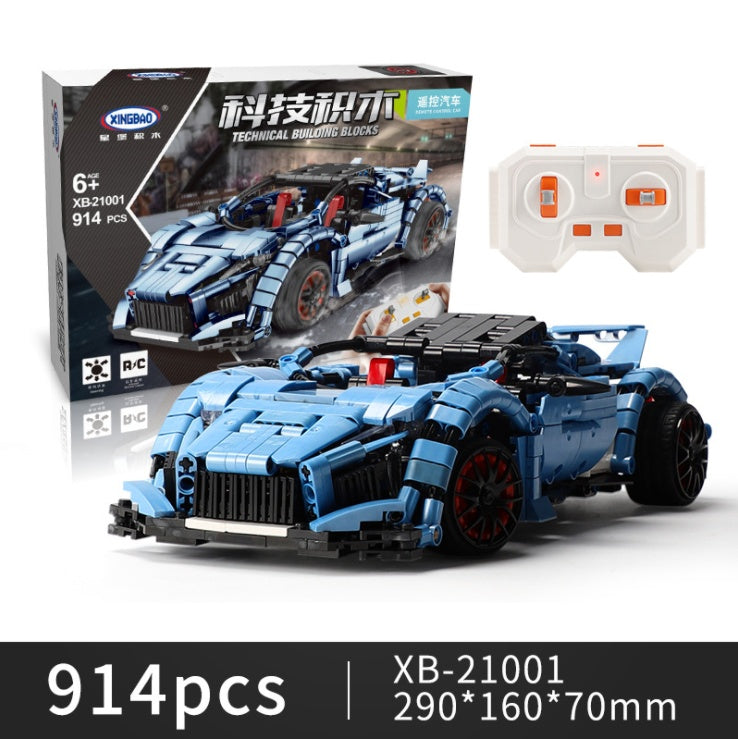XINGBAO 21002 MOC Technic City Series RC Super Racing Car Model Kit Electric Building Blocks DIY Kids Toys Remote Control Bricks From China