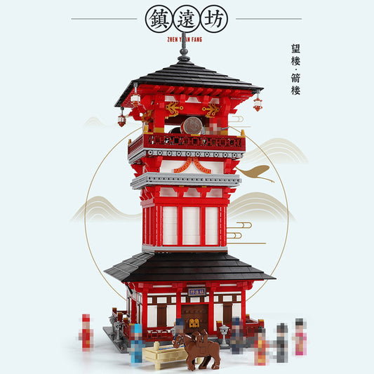 XINGBAO 01025 Creator Expert Series China Town Tang Dynasty MOC Series "Zhenyuanfang" Building Blocks 3295pcs Bricks Toys Model From China