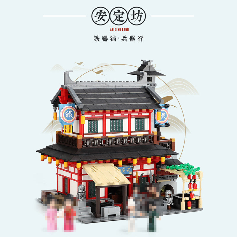 XINGBAO 01027 Creator Expert Series Tang Dynasty MOC Series "The Andingfang"  Buidling Blocks 2304pcs Bricks Model Ship From China