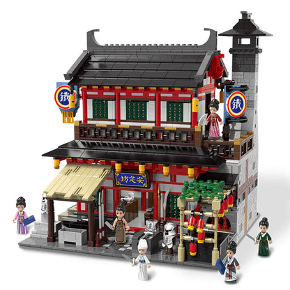 XINGBAO 01027 Creator Expert Series Tang Dynasty MOC Series "The Andingfang"  Buidling Blocks 2304pcs Bricks Model Ship From China