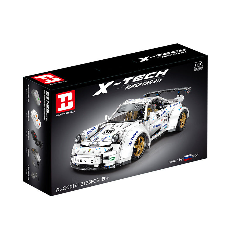 YC-QC016 Technic ‘Porsche’ 911 Widebody building blocks 2525pcs bricks Toys For Gift ship from China(no tax )