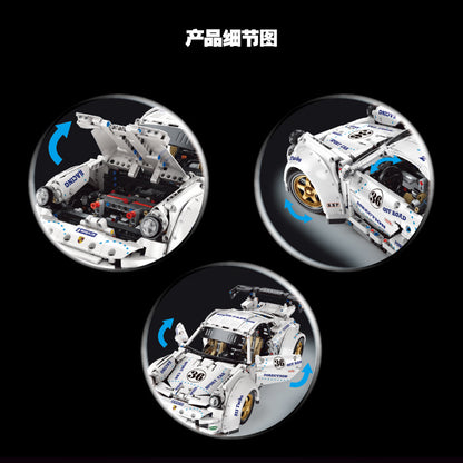 YC-QC016 Technic ‘Porsche’ 911 Widebody building blocks 2525pcs bricks Toys For Gift ship from China(no tax )