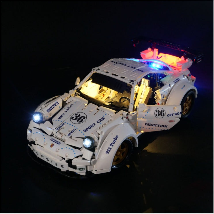 YC-QC016 Technic ‘Porsche’ 911 Widebody building blocks 2525pcs bricks Toys For Gift ship from China(no tax )