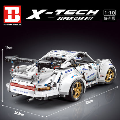 YC-QC016 Technic ‘Porsche’ 911 Widebody building blocks 2525pcs bricks Toys For Gift ship from China(no tax )
