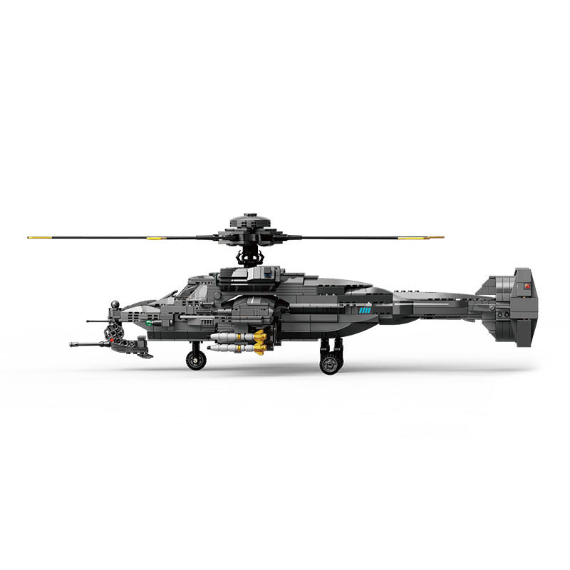 ZHEGAO QJ5003 Science Fiction Series Firewolf Helicopter Building Blocks Toy 1161pcs Ship From China