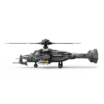 ZHEGAO QJ5003 Science Fiction Series Firewolf Helicopter Building Blocks Toy 1161pcs Ship From China