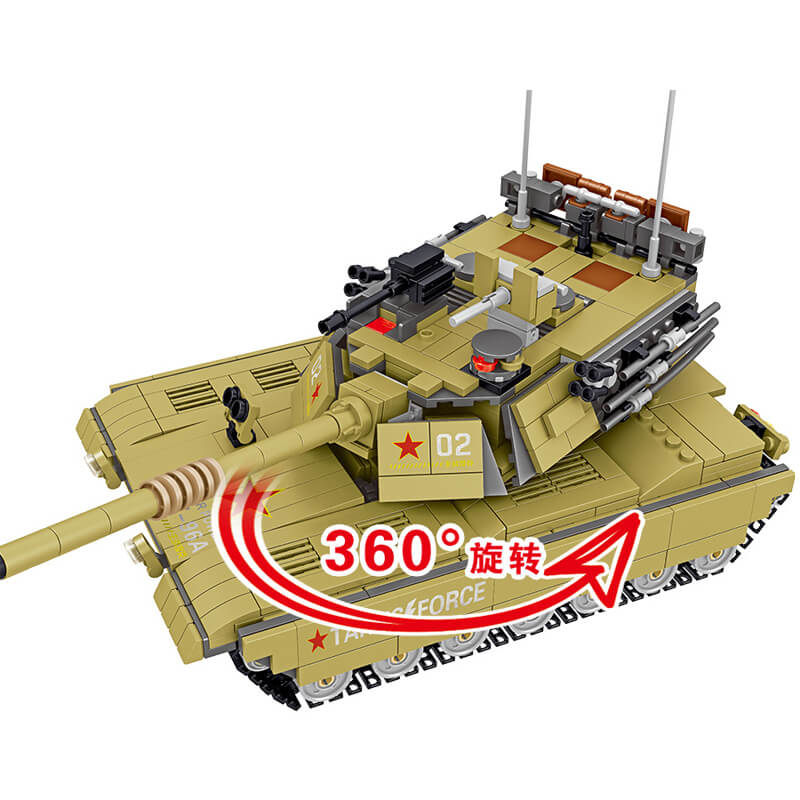 ZHEGAO QL0130 96A TanksForce Battle Tank
