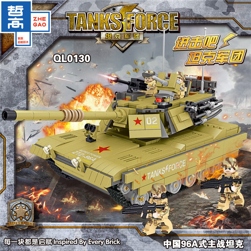 ZHEGAO QL0130 96A TanksForce Battle Tank