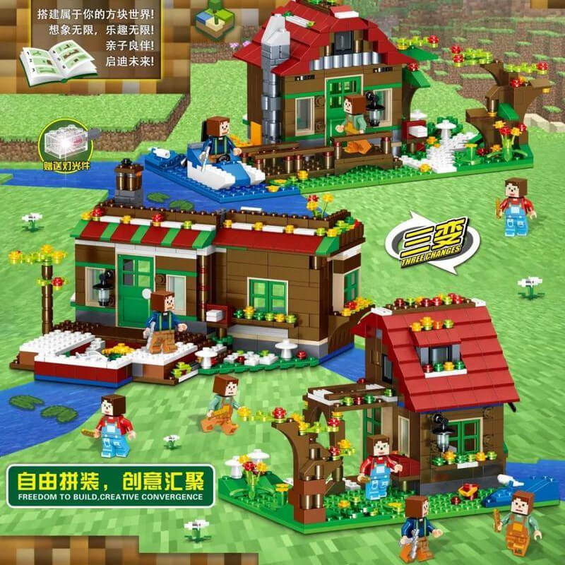 ZHEGAO QL0227 Cube World: Home to the Forest Garden