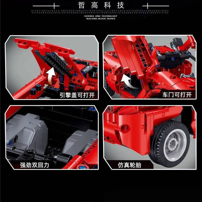 ZHEGAO QL0431 KERN sports car pull back -Real Experience