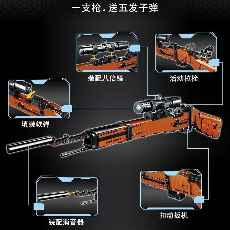 ZHEGAO QL0452 Kar98k Mauser Sniper rifle